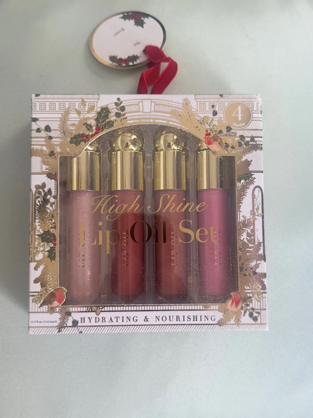 High Shine Lip Oil Set - Hydrating & Nourishing (Pink, Rose, Berry)
